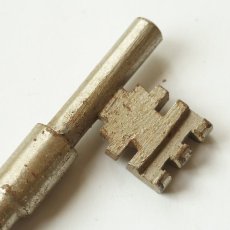 画像5: イギリス アンティークドアキー GIBBONS製古い鍵 刻印WB4/FF30 約7.9cm (5)