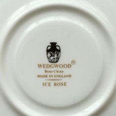 画像9: (在庫0/5)イギリス ウェッジウッド カップ＆ソーサー アイスローズ ICE ROSE (9)