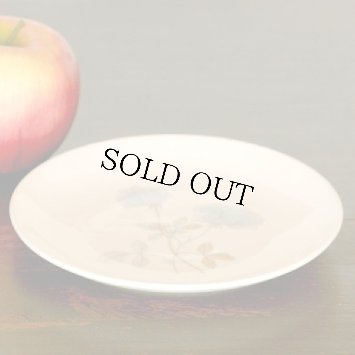 画像6: イギリス ウェッジウッド 1962-1973年 ブレッド＆バタープレート アイスローズ ICE ROSE 16.9cm (6)