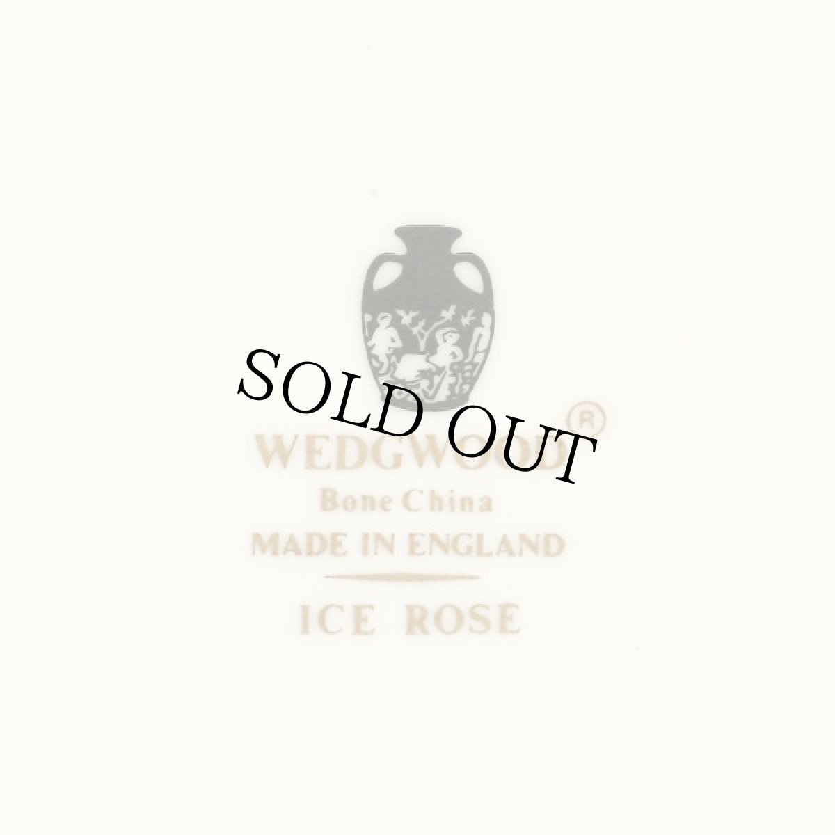 画像5: イギリス ウェッジウッド 1962-1973年 ブレッド＆バタープレート アイスローズ ICE ROSE 16.9cm (5)