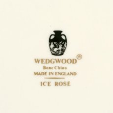 画像5: イギリス ウェッジウッド 1962-1973年 ブレッド＆バタープレート アイスローズ ICE ROSE 16.9cm (5)