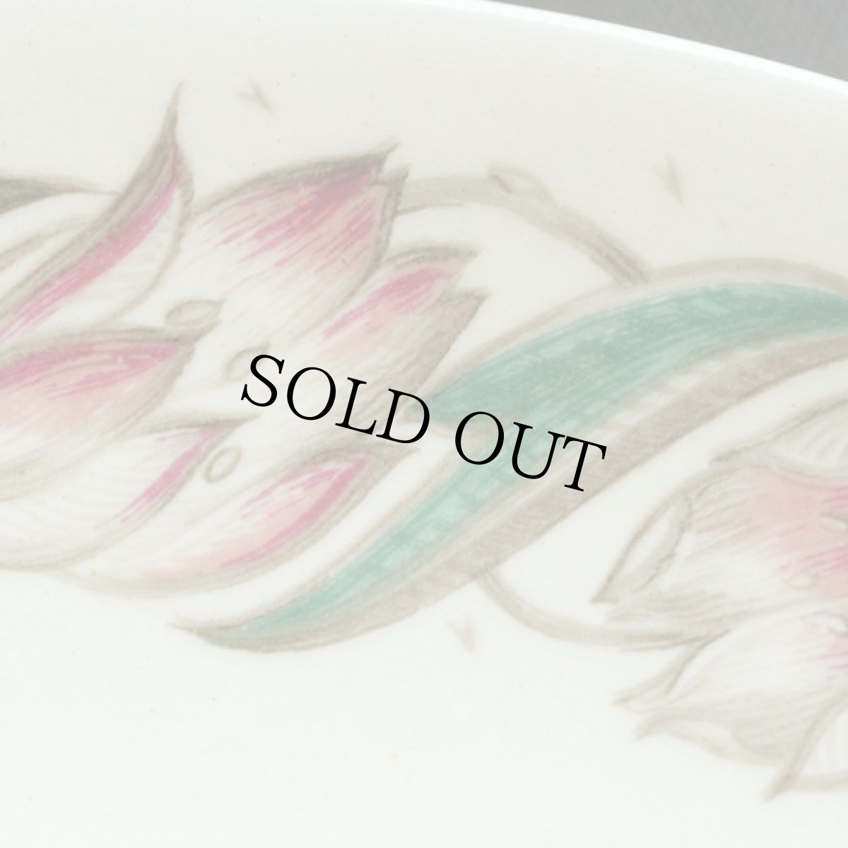 画像8: イギリス スージークーパー 1940年ごろ エンドン ケーキ/サンドイッチプレート 約22cm (8)