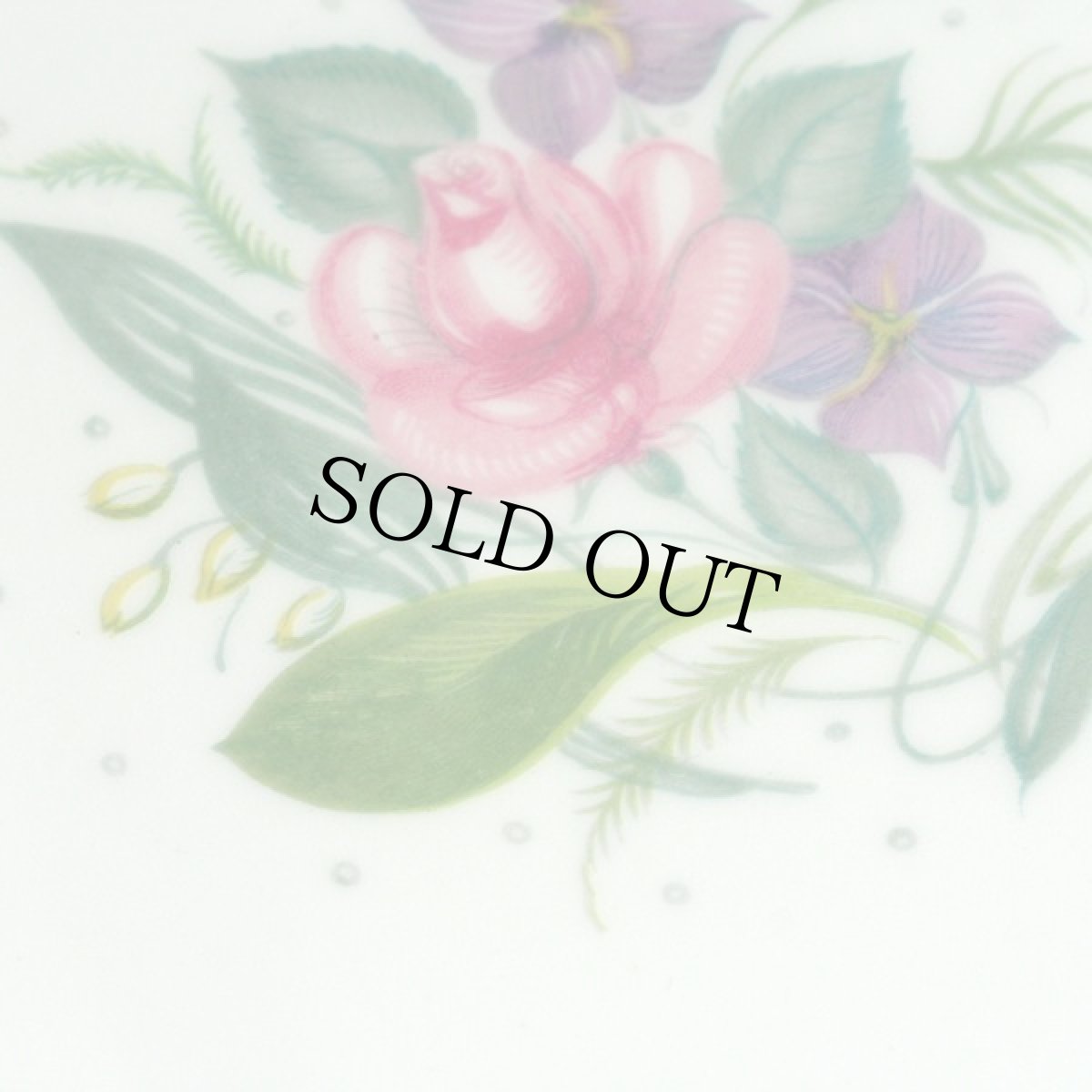 画像5: イギリス スージークーパー 1967年頃 フレグランス ブレックファーストプレート (約21.0cm) (5)