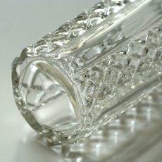 画像7: イギリス 1940-1970年代 アンティーク クリスタルガラスボトル(約13.8cm) (7)