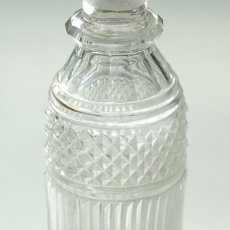 画像4: イギリス 1940-1970年代 アンティーク クリスタルガラスボトル(約15.2cm) (4)