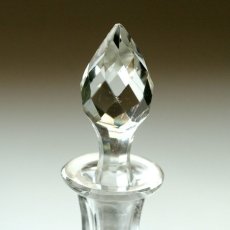 画像2: イギリス 1940-1970年代 アンティーク クリスタルガラスボトル(約17.0cm) (2)