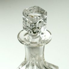 画像3: イギリス 1940-1970年代 アンティーク クリスタルガラスボトル(約16.8cm) (3)