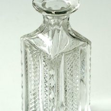 画像5: イギリス 1940-1970年代 アンティーク クリスタルガラスボトル(約17.5cm) (5)