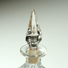 画像3: イギリス 1940-1970年代 アンティーク クリスタルガラスボトル(約17.5cm) (3)