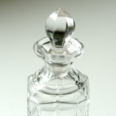 画像3: イギリス 1940-1970年代 アンティーク クリスタルガラスボトル(約16.3cm) (3)