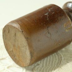 画像5: イギリス 1870-1890年代 アンティーク陶器ボトル (7.6cm) (5)