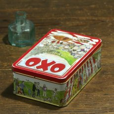 画像2: イギリス ヴィンテージ缶 OXO イラストデザイン（オクソ缶） (2)
