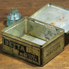 画像3: イギリス アンティーク缶 BETTA British BISCUITS ビスケット缶 (3)