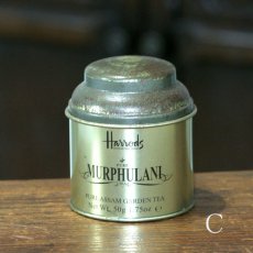 画像8: (在庫6/8)イギリス アンティーク缶 Harrods MURPHULANI TEA ハロッズ ティー缶 (8)