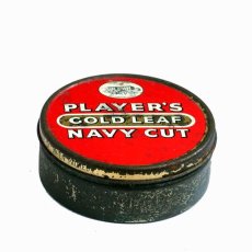 画像1: イギリス アンティーク缶 PLAYER'S GOLD LEAF NAVY CUT (1)