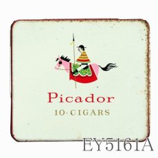 画像4: (在庫0/2)イギリス ヴィンテージ缶 Picador タバコ缶 (4)