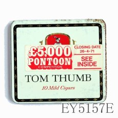 画像12: (在庫5)イギリス ヴィンテージ缶 TOM THUMB タバコ缶 (12)