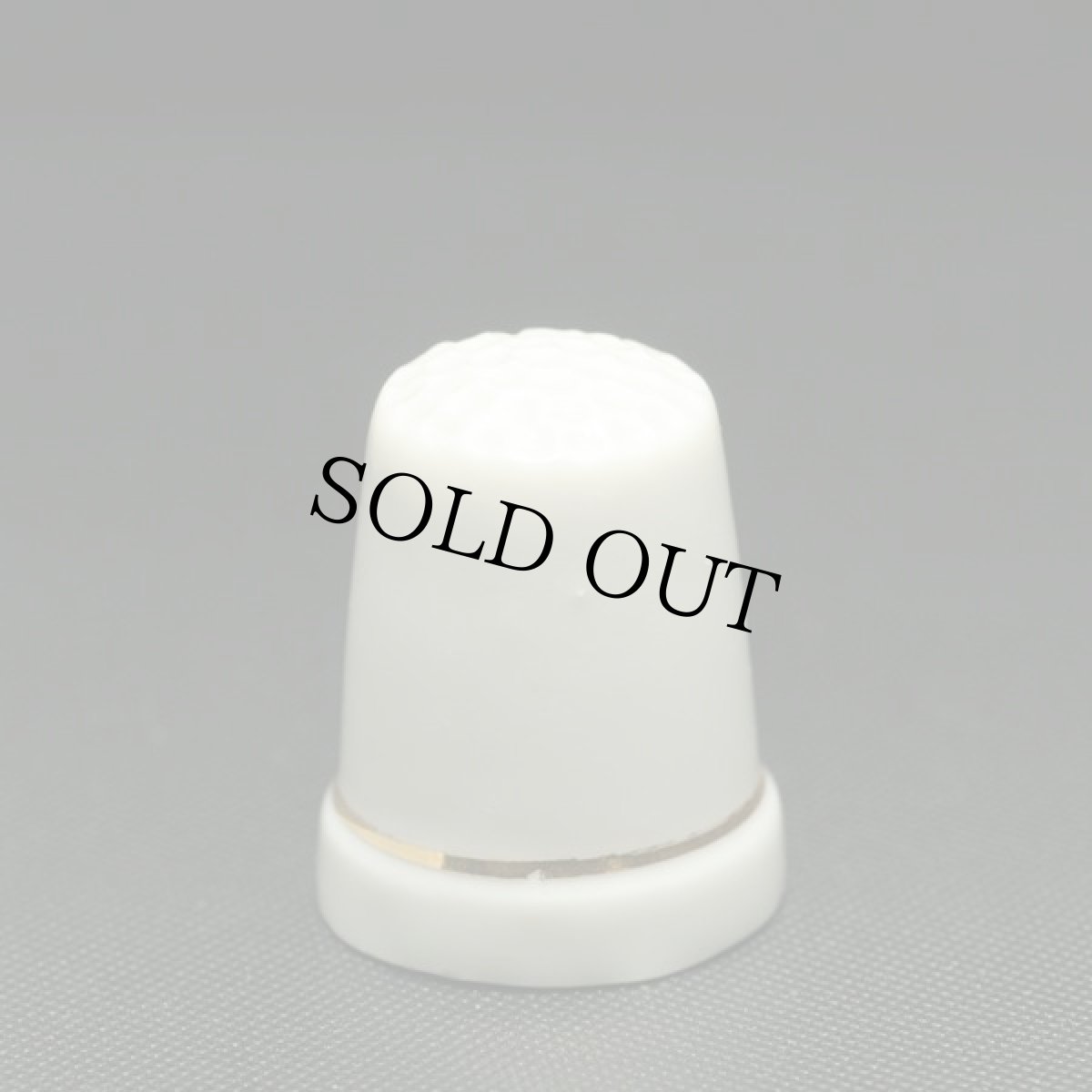 画像4: イギリス  英国陶製シンブル(指貫)オレンジの蝶 (4)