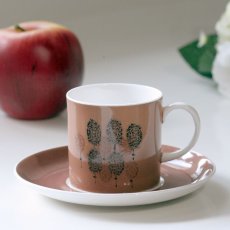 画像1: イギリス スージークーパー 1960〜79年 コーヒーカップ＆ソーサー ブラウン系 (1)
