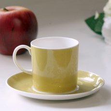 画像2: イギリス スージークーパー 1960〜79年 コーヒーカップ＆ソーサー イエロー系 (2)