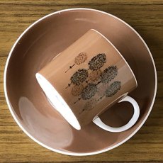 画像3: イギリス スージークーパー 1960〜79年 コーヒーカップ＆ソーサー ブラウン系 (3)