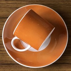 画像4: イギリス スージークーパー 1960〜79年 コーヒーカップ＆ソーサー オレンジ系 (4)