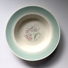 画像2: イギリス スージークーパー 1935年 ドレスデンスプレイ スープ皿 約23cm  (2)