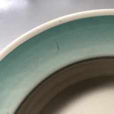 画像4: イギリス スージークーパー 1930年代 スォンジースプレー スープ皿 約22.5cm  (4)