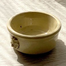 画像1: イギリス アンティーク陶器 ライオントレードマーク陶器ジャー (1)