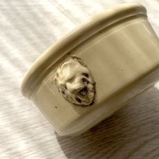 画像7: イギリス アンティーク陶器 ライオントレードマーク陶器ジャー (7)