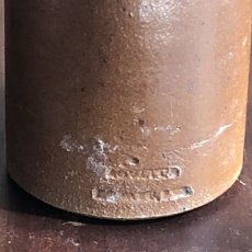 画像6: イギリス 1870-1890年代 アンティーク陶器ボトル (11.3cm) (6)