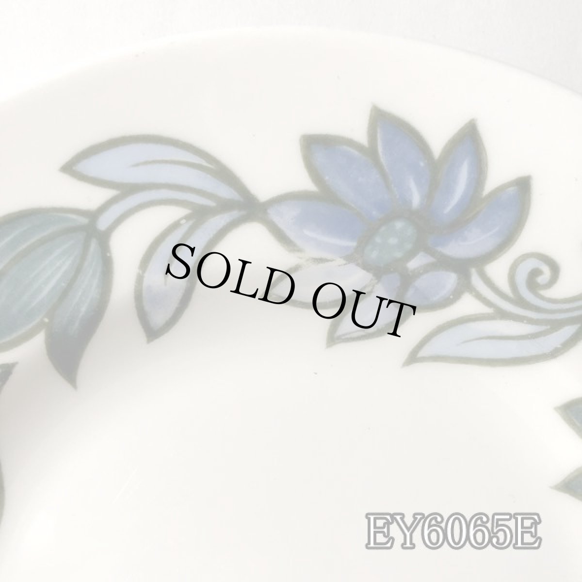 画像18: (在庫0/5)イギリス スージークーパー 1960年 アールヌーボーブルー サイドプレート 中皿 (約16.8cm) (18)