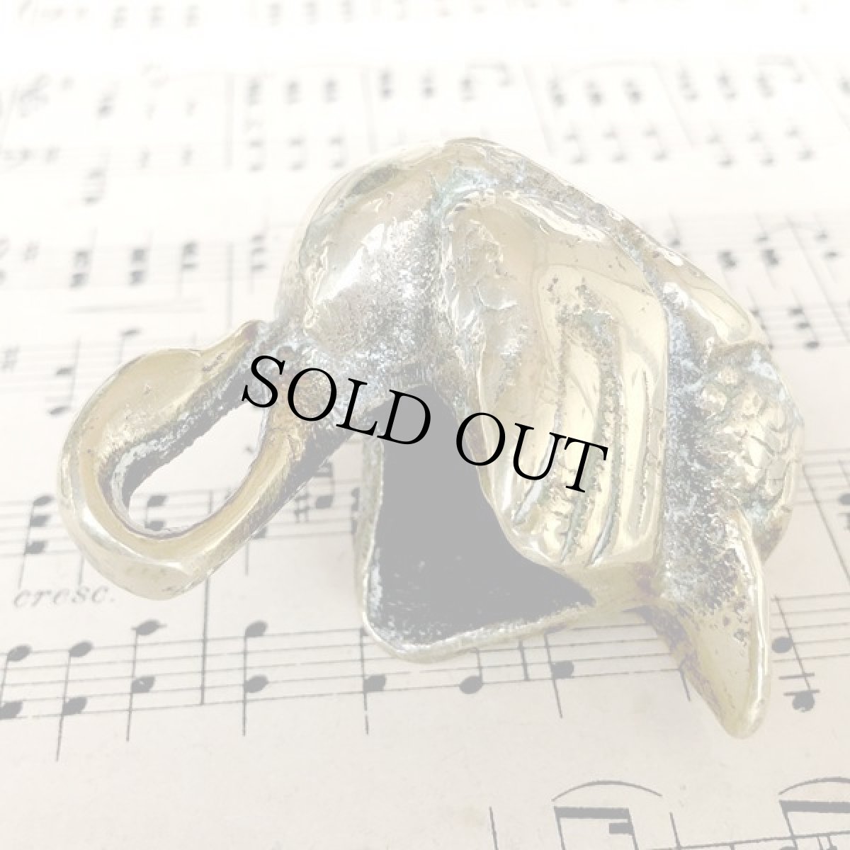 画像5: イギリス アンティーク真鍮 ブロス 白鳥 スワン 小物入れ (5)