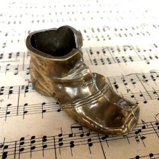 画像2: イギリス アンティーク真鍮 ブロス 靴 Lucky Snowden boot (2)