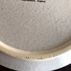 画像8: イギリス 1970-1980年代 パーベック陶器プレート ヨーロッパアナグマ Purbeck Pottery Wild Animals 約直径22.0cm (8)