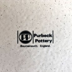 画像8: イギリス 1970-1980年代 パーベック陶器プレート オコジョ Purbeck Pottery Wild Animals 約直径22.0cm (8)