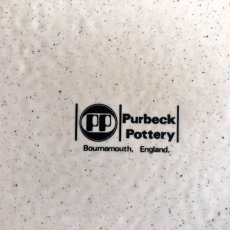画像9: イギリス 1970-1980年代 パーベック陶器プレート ヨーロッパアナグマ Purbeck Pottery Wild Animals 約直径22.0cm (9)