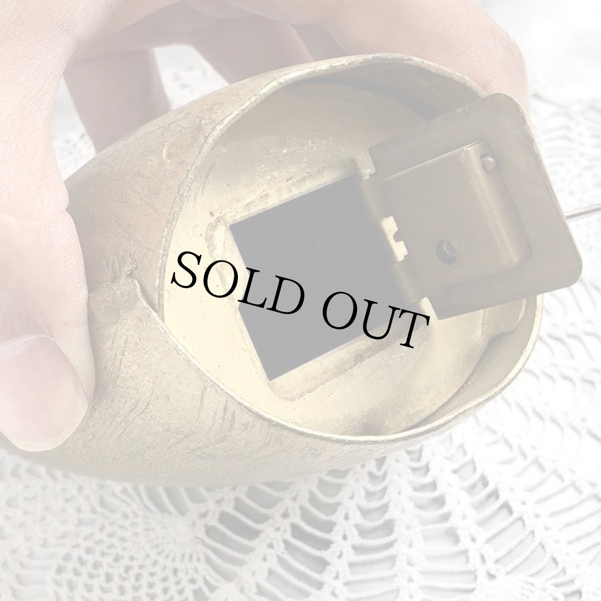 画像11: イギリス カウベル型貯金箱 cowbell 真鍮ブラス 鍵付き (11)