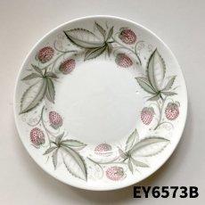 画像9: (在庫1/2)イギリス スージークーパー 1940-1959年代 ワイルドストロベリーサイドプレート 中皿 16.5cm (9)