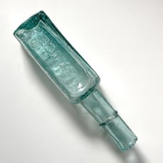 画像6: イギリス TIGER SAUSE ELETCHERS アンティークガラス瓶 (約高さ14.7cm) (6)