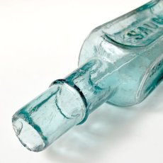 画像7: イギリス SHIPLEY SAUSE ELETCHERS アンティークガラス瓶 (約高さ14.2cm) (7)