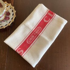 画像1: 〈ベルギー〉ブロカント ピュアリネンキッチンクロスGLASS CLOTH (1)