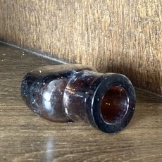 画像5: イギリス OXO アンバー アンティークボトル 小さくて可愛いミニサイズ(約5.4cm) (5)