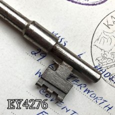 画像12: (在庫1/5)イギリス アンティークドアキー GIBBONS W.HAMPTON製古い鍵 約8cm  (12)