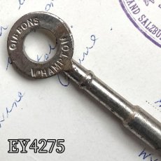画像7: (在庫1/5)イギリス アンティークドアキー GIBBONS W.HAMPTON製古い鍵 約8cm  (7)