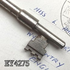 画像8: (在庫1/5)イギリス アンティークドアキー GIBBONS W.HAMPTON製古い鍵 約8cm  (8)
