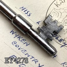 画像20: (在庫1/5)イギリス アンティークドアキー GIBBONS W.HAMPTON製古い鍵 約8cm  (20)
