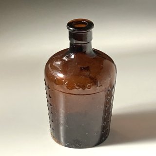 イギリス アンティーク アンバーガラス ボトル | アンティーク