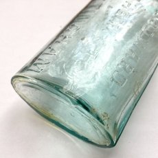 画像7: イギリス  アンティークガラス瓶 WOODWARD CHEMIST NOTTINGHAM (約 高さ15.0cm) (7)