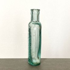画像3: イギリス  アンティークガラス瓶 WOODWARD CHEMIST NOTTINGHAM (約 高さ15.0cm) (3)